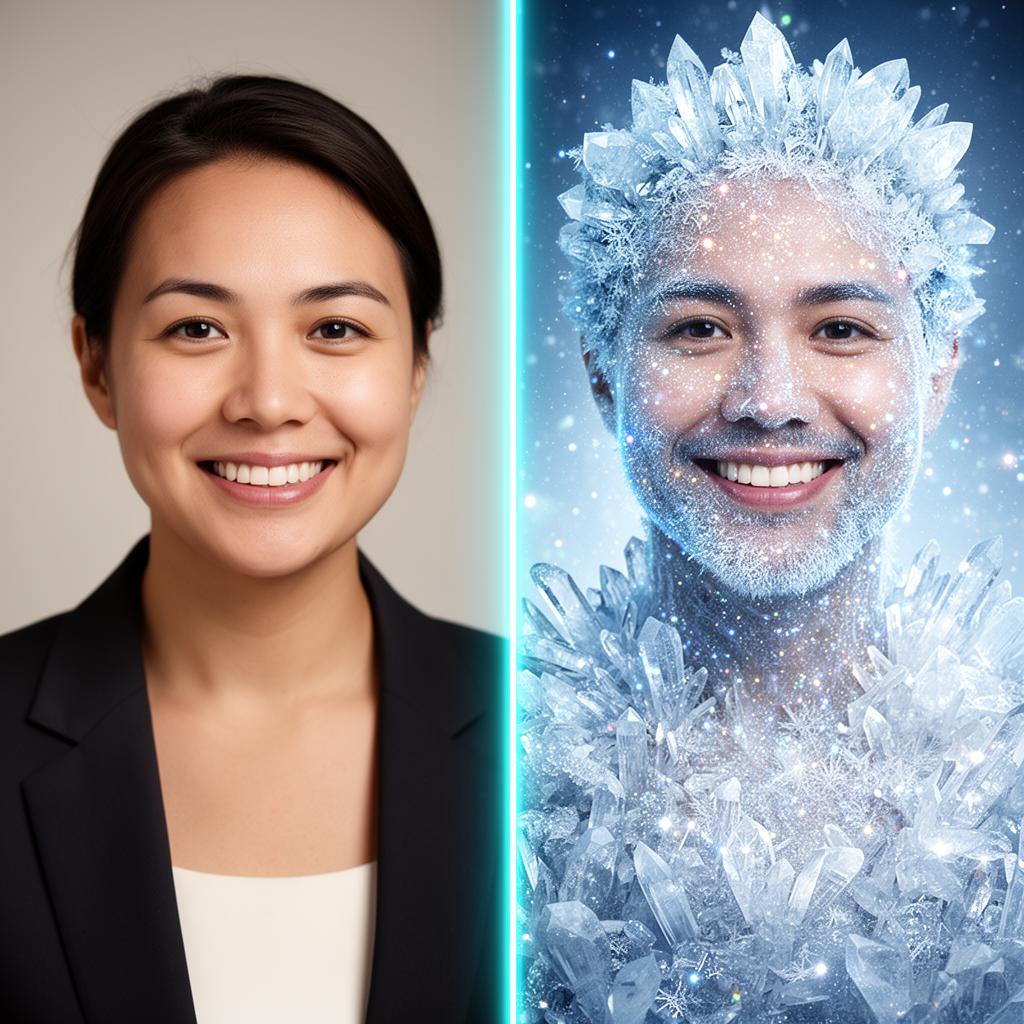 Frozen Crystal before and after example