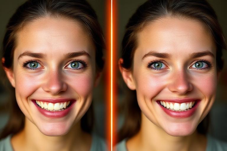 Natural Retouch before and after example