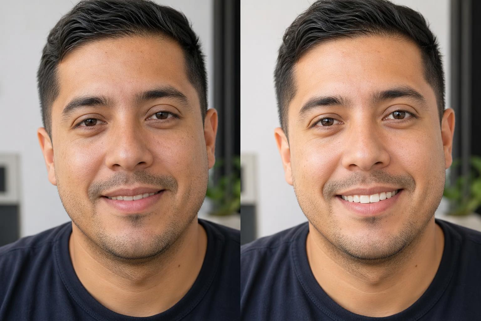 Smile & Eyes Fix before and after example